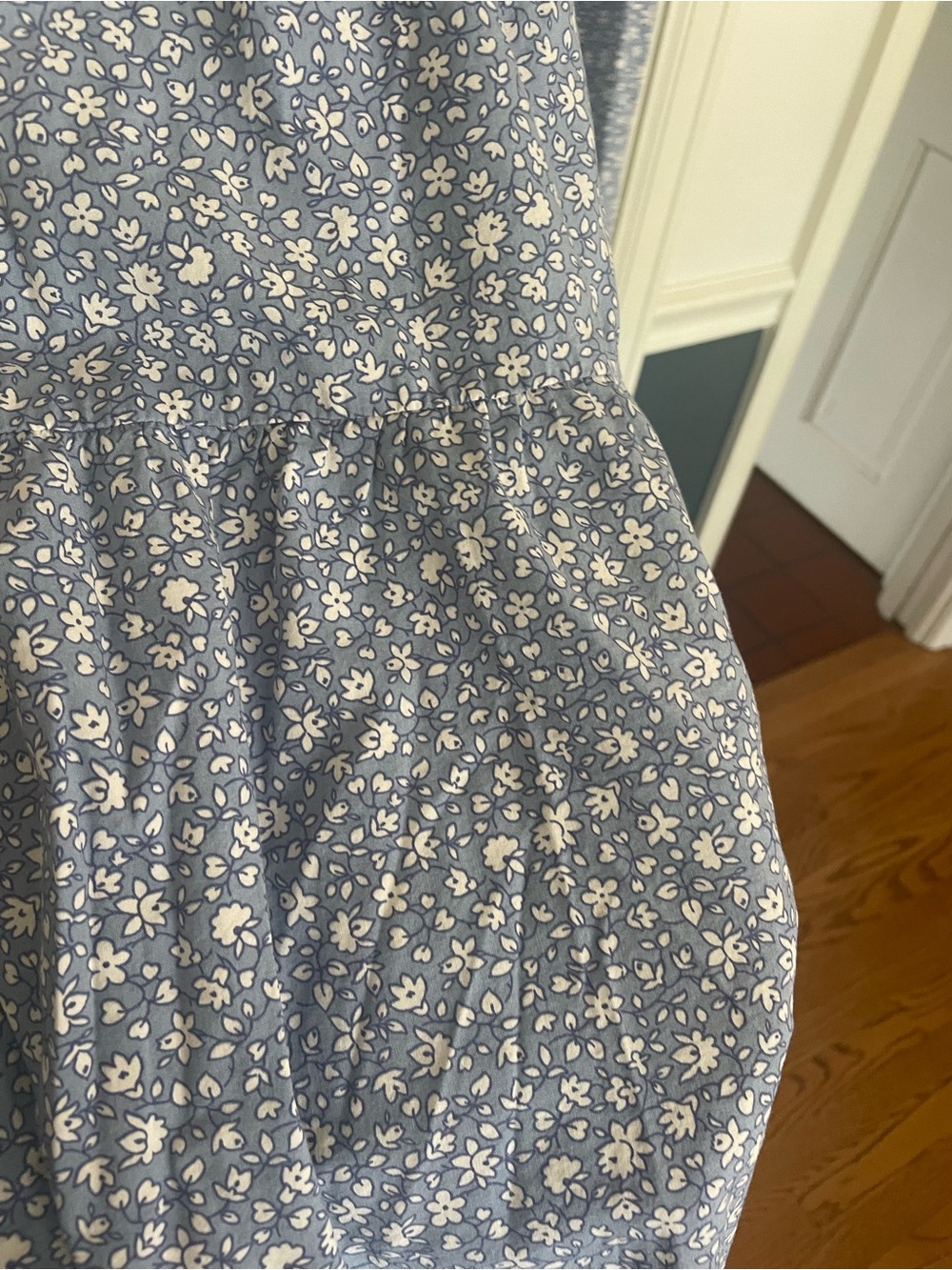 Madewell Light Blue Floral dress XL maxi EUC! - Picture 8 of 10